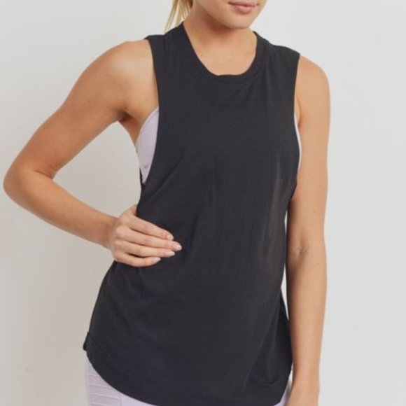 Black Tank Workout top - Picture 2 of 5